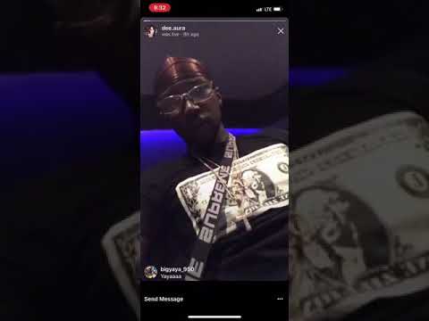 Dee Aura Previews New Track In Studio (Snippet)