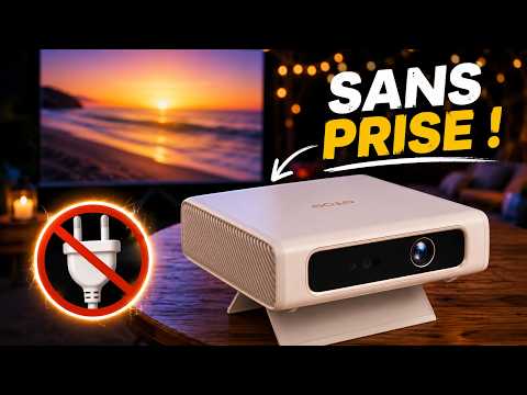 ETOE Dolphin 2 : le vidéoprojecteur portable qui fonctionne SANS PRISE !