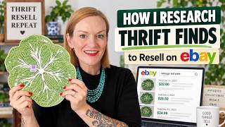 How I Research Thrift Finds to Make Money on eBay | Step by Step