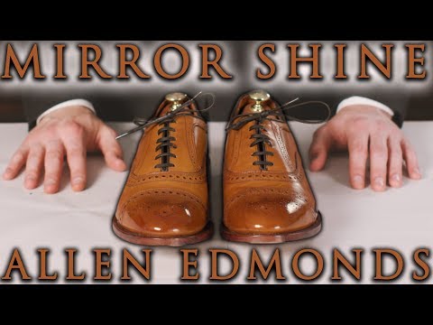 How To Mirror Shine A Pair Of Brogue Shoes | Kirby Allison