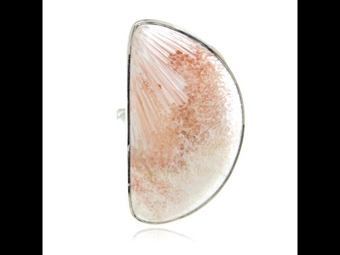 Inel Argint 925 Scolecit Natural - Claritate si Energie Spirituala