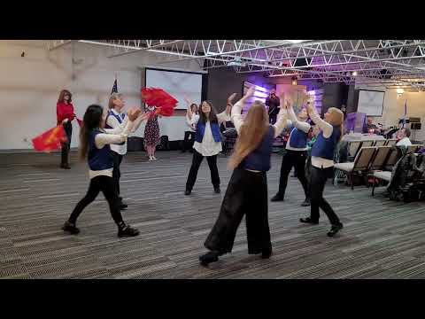 "Rise Up" Purim dance. Baht Rivka Whitten, singer. Sue Samuel, song writer.