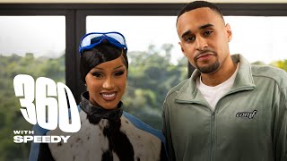 Cardi B Pops Her Sh*t, Talks Unreleased Munch Remix & Announces Album is Coming | 360 with Speedy