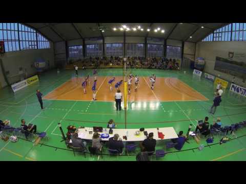 tv.nsk.pl 2016-10-08 NOSIR Nowy Dwór Maz. - AZS PWSZ KARPATY MOSiR KHS Krosno 3:1 (25:17) set 2