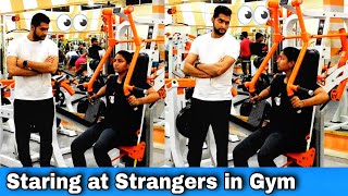 Staring at Starangers in the Gym | Gym Prank | Part 5 | Prakash Peswani Prank |