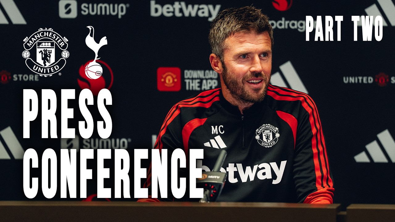 Michael Carrick Pre-Tottenham Hotspur | Press Conference: Part Two