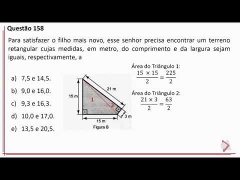 ENEM 2016 - Questão 158 - Matemática e suas tecnologias (ref. prova cinza)
