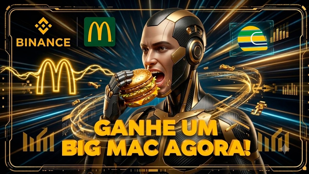FAÇA APENAS ISSO E GANHE UM BIG MAC DA BINANCE CORRETORA DE CRIPTOMOEDAS