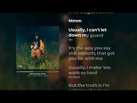 SZA - Diamond Boy (DTM) (Lyrics)