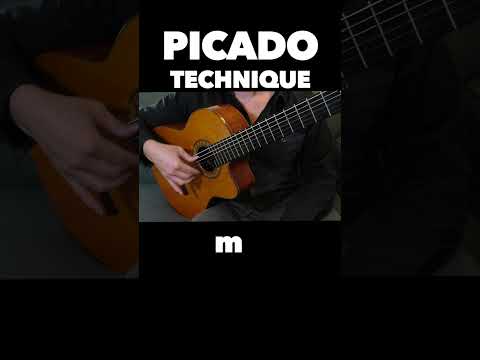 How to Play Picado #guitar #flamenco #lesson