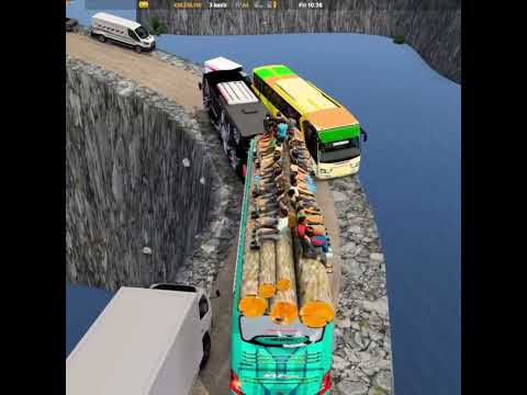 Amazing driving skills in Dangerous Roads - Euro Truck Simulator 2