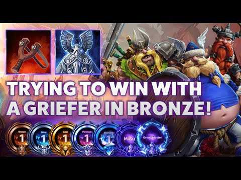 TLV Play Again - TRYING TO WIN WITH A GRIEFER IN BRONZE! - Bronze 2 Grandmaster S1 2023