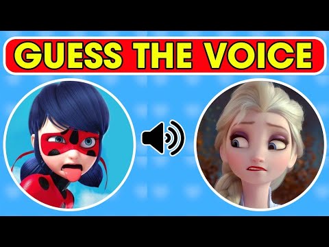 Can You Guess The Disney Characters  & Miraculous Ladybug By Their Voice |Guess The Song|Great Quiz