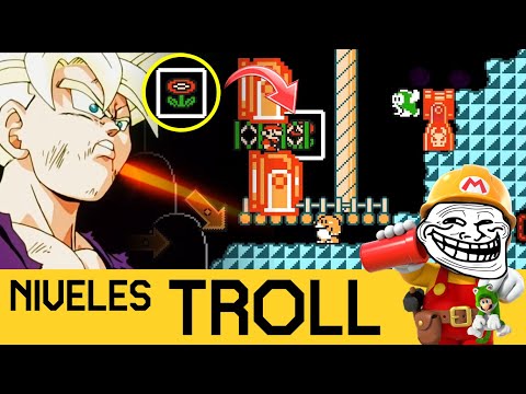 UN FINAL TROLL INCREÍBLE 😡🤯 - NIVELES TROLL #13  | Super Mario Maker 2 - ZetaSSJ