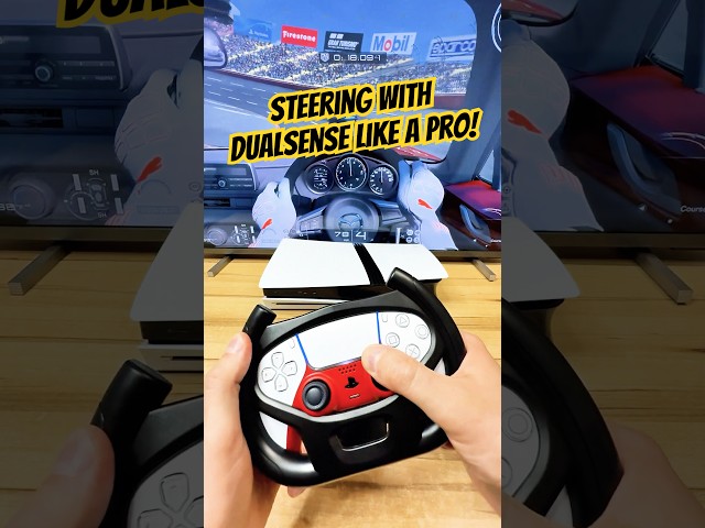 Vídeo relacionado con LICHIFIT Volante Mini para PS5 Controlador de Juego de Carreras Simulador de Conducción Impresión 3D Volante para PlayStation 5 Accesorios de Carreras Auxiliares