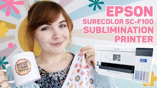 Epson SureColor F100 A4 Sublimation Printer | Set Up & Demo