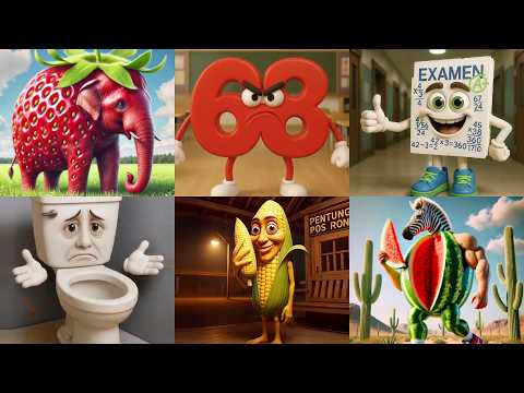 Guess New ITALIAN BRAINROT ANIMALS MEME Sixty eight, Yes My Exams, Corn Corn Sahur