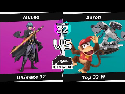 Ultimate 32 Top 32 W - MkLeo (Byleth) Vs. Aaron (Diddy, ROB) Smash Ultimate - SSBU