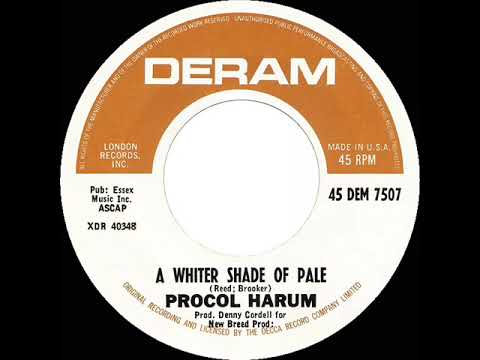 1967 HITS ARCHIVE： A Whiter Shade Of Pale   Procol Harum mono 45 single version