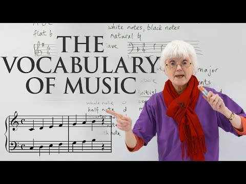MUSICのVOCABULARYを学ぶ (Learn the VOCABULARY of MUSIC)