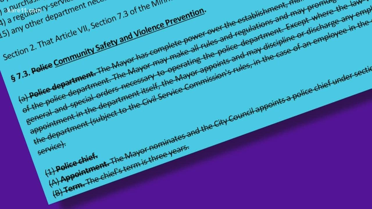 The process of how to change the Minneapolis Police Department