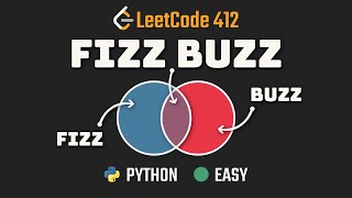 YouTube video 'Fizz Buzz - LeetCode 412 - Python'