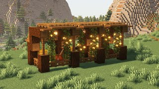 How to Build a Horse Stable | Minecraft Build Tutorial #1