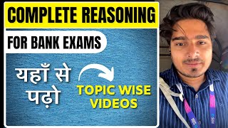 Reasoning Strategy for SBI/IBPS PO | Syllabus & Free Videos With Links