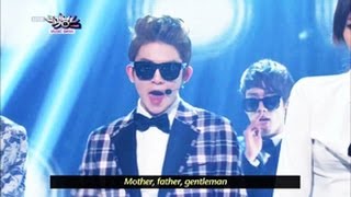 GENTLEMAN - Teen Top & Girl's Day (2013.05.11) [Music Bank w/ Eng Lyrics]