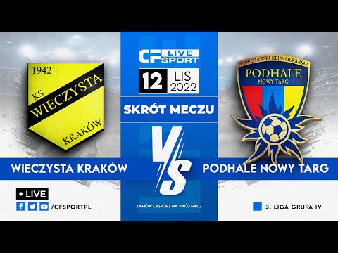 Skrót meczu: Wieczysta Kraków - Podhale Nowy Targ