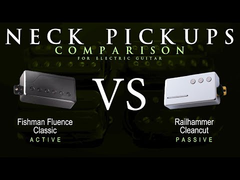 Railhammer CLEANCUT vs Fishman FLUENCE CLASSIC - Neck Guitar Pickup Comparison Tone Demo