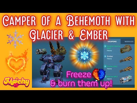 War robots – Behemoth with Glacier and Ember + Freeze them up and burn them up! ❄️🔥 WR Gameplay
