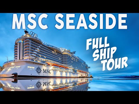 MSC SEASIDE FULL SHIP TOUR 2023 | ULTIMATE CRUISE SHIP TOUR OF PUBLIC AREAS | THE CRUISE WORLD