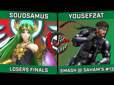 Soudsamus (Palutena) vs Yousef2AT (Snake) - Smash @ Saham's #13 - Losers Finals