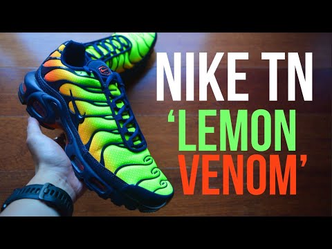 Nike Air Max Plus TN Tuned 'Lemon Venom' Volt Orange Sunset Blackened Navy Unboxing // By L1M