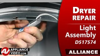 Speed Queen Dryer: Light Will Not Illuminate - Light Assembly Repair