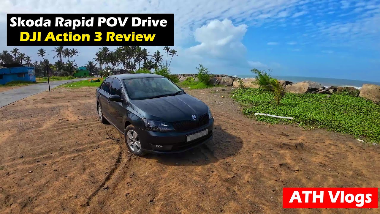 Skoda Rapid POV Drive on Village Roads | Car POV Drive | Skoda Rapid | DJI Action 3 | ATH Vlogs