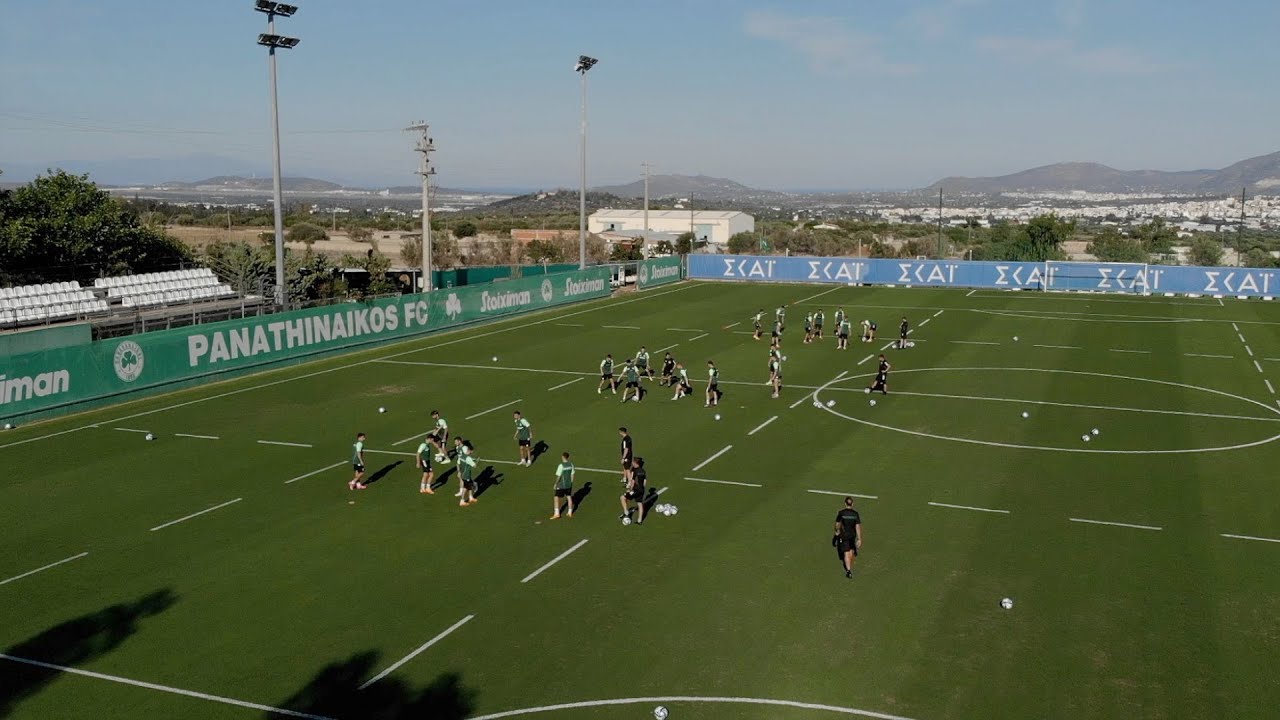 First training of the new season from high in the sky | pao.gr