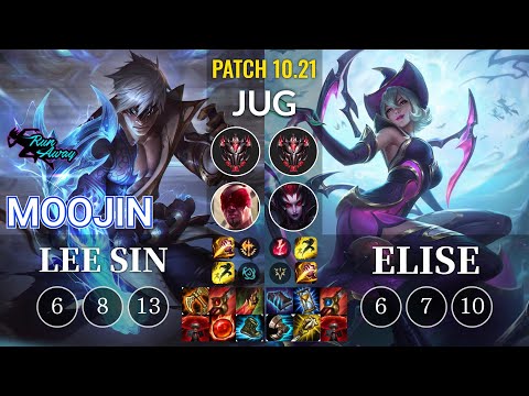 RNW Moojin Lee Sin vs Elise Jungle - KR Patch 10.21