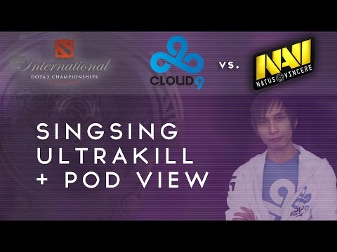 SingSing Ultrakill + Pod View vs. Na'Vi @ TI4 Lower Bracket