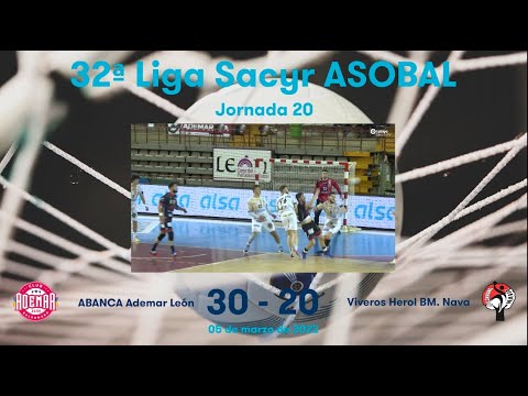 32ª Liga Sacyr ASOBAL J20: ABANCA Ademar León - Viveros Herol BM. Nava 30-20