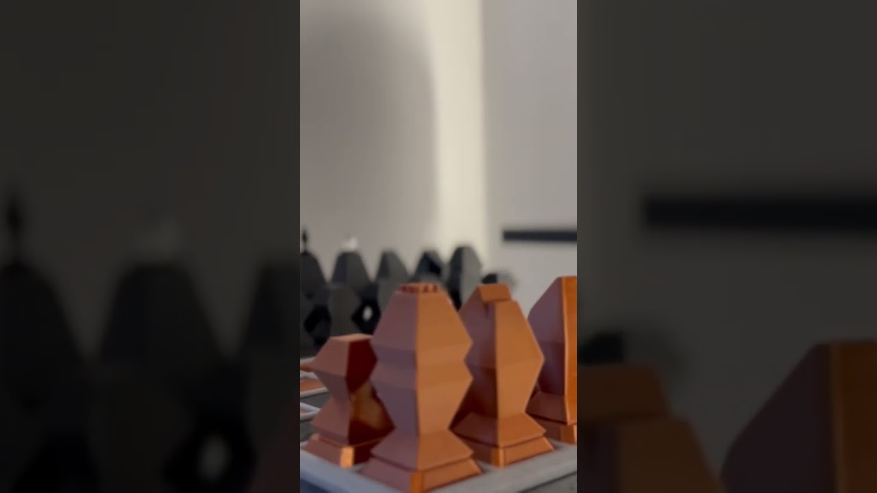 3D printed chess game