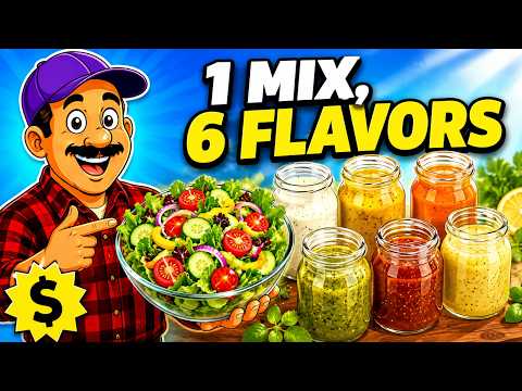 Stop Buying Salad Dressing — One Formula Makes Six Flavors