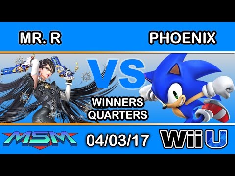 MSM 92 - eLv | Mr. R (Bayonetta) Vs. Phoenix (Sonic) Winners Quarters - Smash Wii U