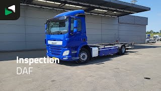 DAF CF 290 CF 4X2 NL-Truck APK 1500kg Ladebordwand Manual Euro 6 cami&oacute;n de contenedores | Imagen 4 - Autoline