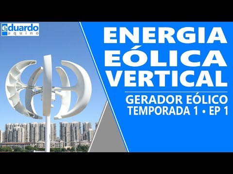 Gerador Eólico Vertical de 600 Watts para Instalação e Testes