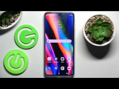 MOTOROLA EDGE 30 Change Icon Size