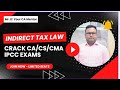 CA Final And IPCC IDT Introduction Video Cafinal Caipcc Finance Gst Link In Description Box