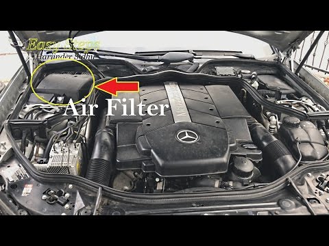 How to Change Cabin Air Filter on Mercedes E500 | W211