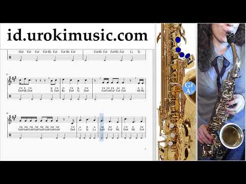 Belajar Saksofon (Tenor) LSD - Thunderclouds ft. Sia, Diplo, Labrinth Not Tabulasi um-i592